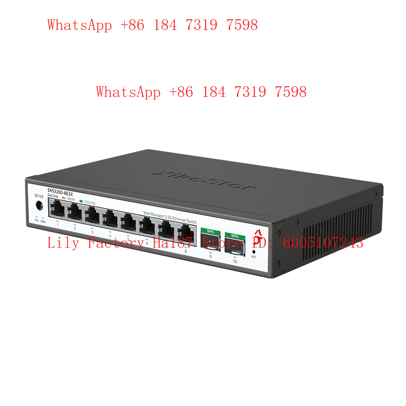 Sfp+ 10G Managed Switch 8 Port - XikeStor 8*2.5G RJ45 2*10G SFP+ Yönetilebilir
