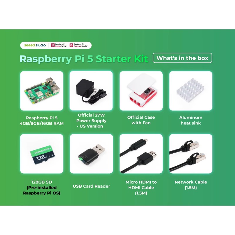 5 Başlangıç Kiti - 4GB/8GB/16G - Raspberry Pi 5 8Gb incelemesi ve fiyatı
