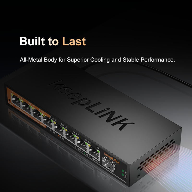 KeepLiNK 2,5 Gb Yönetilen Anah - Sfp+ 10G Managed Switch 8 Port incelemesi ve fiyatı