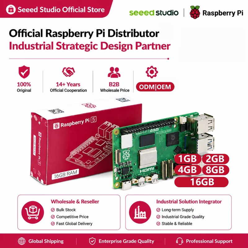 Toptan Ürün Orijinal 5 Gelişti - Raspberry Pi 5 8Gb incelemesi ve fiyatı