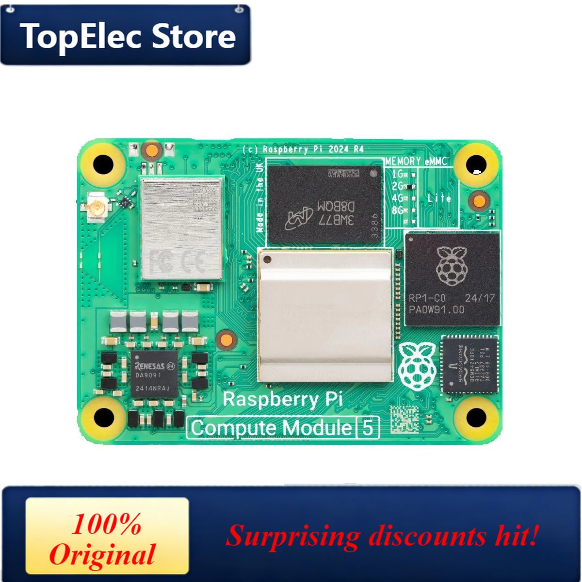 TopElec Raspberry Pi Compute M - Raspberry Pi 5 8Gb incelemesi ve fiyatı